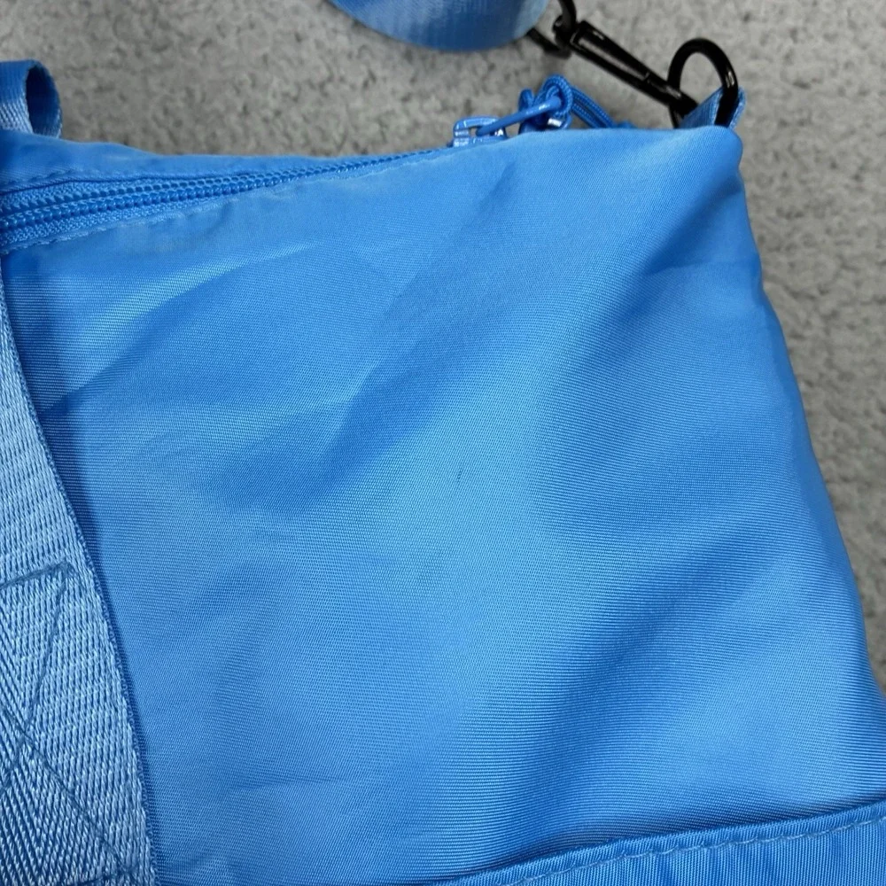 The Foldie 40L Travel Bag Carry On Expandable Azure Blue Weekender Tote NWT